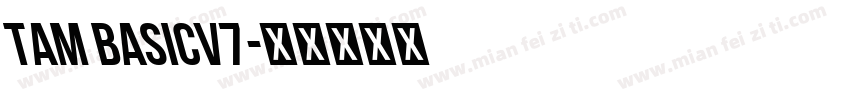 TAM BasicV7字体转换